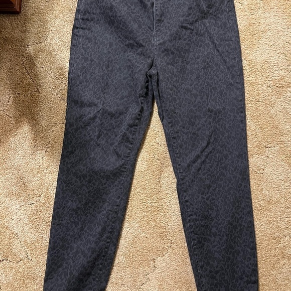Buffalo David Bitton Denim - Buffalo David Bitton Charcoal Animal Print Jeans